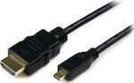 Powertech HDMI 1.4 Cable HDMI male - micro HDMI male 1.5m Μαύρο