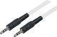 Powertech 3,5mm Klinkenkabel 3,5mm Stecker - 3,5mm Stecker Weiß 1,5m CAB-J005