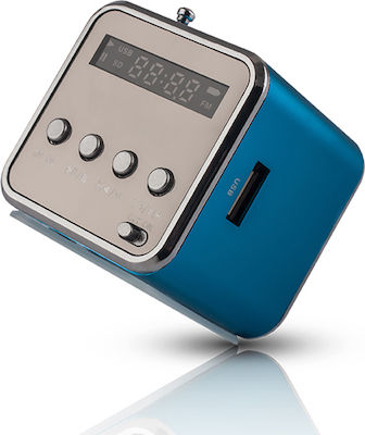 Forever MF-100 Portable Radio Rechargeable with Bluetooth and USB Blue