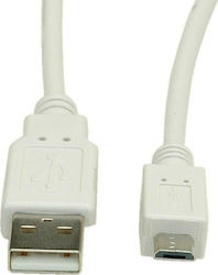 Roline S3153-100 S3153-100 Regular USB 2.0 la Micro USB 3m Alb