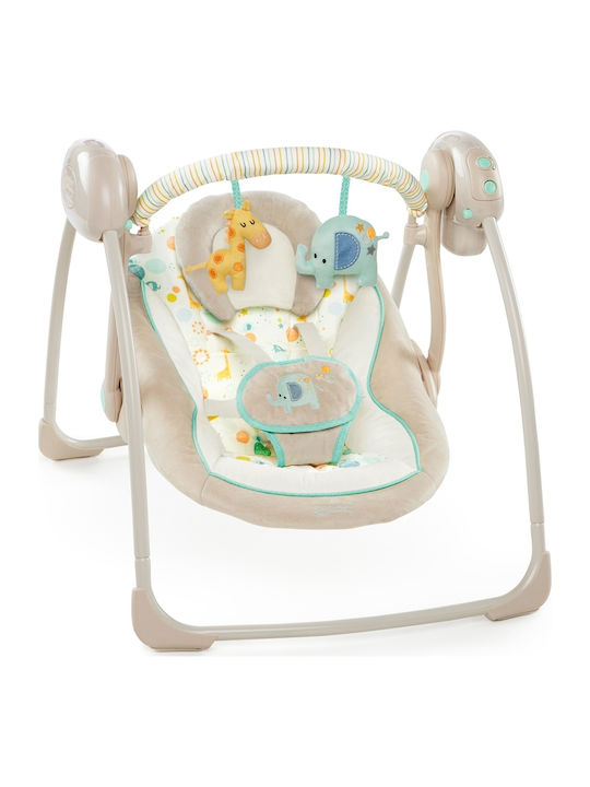 Bright Starts Relax Portable Swing in Gentle Jungle