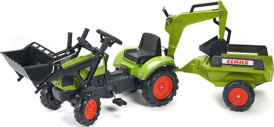 Kinder Bagger Claas Arion 410 Fuß zu Boden mit Pedal Grün