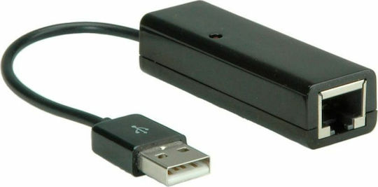 Roline 12.99.1107 USB Netzwerkadapter mit Verkabelter Ethernet Verbindung