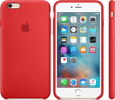 Apple Silicone Case Coperta din spate Silicon Roșu (iPhone 6/6s) MGQH2ZM/A