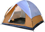 Campus Macau Summer Camping Tent Igloo Brown for 3 People 220x220x160cm