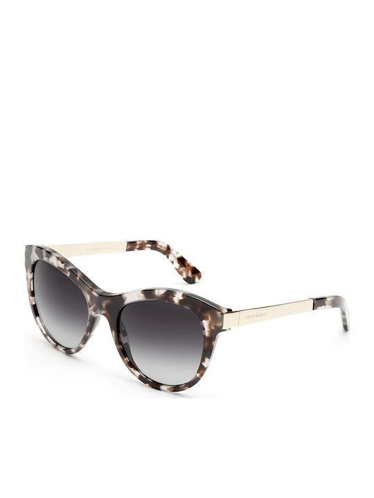 Dolce & Gabbana Women's Sunglasses with Brown Tartaruga Frame and Purple Gradient Lenses DG4243 2888/8G