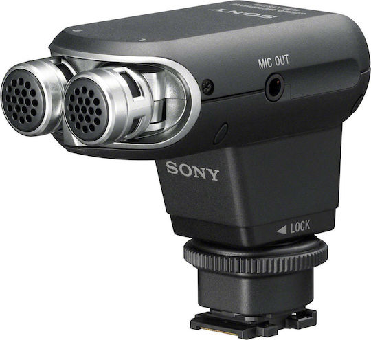 Sony ECM-XYST1M Condenser (Small Diaphragm) Microphone 3.5mm Shock Mounted for Camera