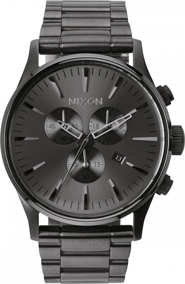 Nixon sentry best sale chrono black