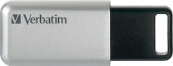 Verbatim Secure Pro 64GB USB 3.0 Stick Argint