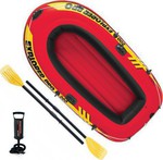 Intex Explorer Pro 200 Inflatable Boat for 1 Adult and 1 Kid with Paddles & Pump 196x102cm