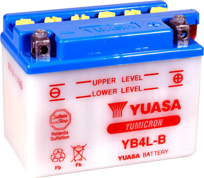 Yuasa Μπαταρία Μοτοσυκλέτας YB4L-B με Χωρητικότητα 4.2Ah