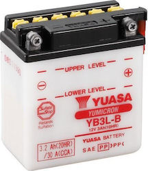 Yuasa Μπαταρία Μοτοσυκλέτας YB3L-B με Χωρητικότητα 3.2Ah