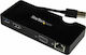 StarTech USB-A Docking Station με DisplayPort Ethernet Μαύρο (USB3SMDOCKHV)