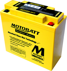MotoBatt Baterie Motocicleta YT19BL-BS cu Capacitatea 22Ah
