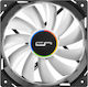 Cryorig QF120 Silent Корпусен вентилатор с връзка 4-пинов молекс / 4-изводна ШИМ 1бр Черен