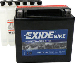 Exide Μπαταρία Μοτοσυκλέτας Maintenance Free με Χωρητικότητα 12Ah