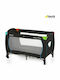 Hauck Sleep'n Play Go Plus Кошара за игра с Матрак Черен 125x65см