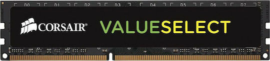 Corsair ValueSelect DDR3 με Module 1x4GB και Ταχύτητα 1600 για Desktop
