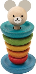 Plan Toys Pyramid Rings Bear for 18++ Months