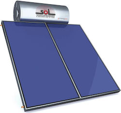 SOL-Violaris EnergyPro Ηλιακός Θερμοσίφωνας 160lt/3m² Glass Διπλής Ενέργειας με Επιλεκτικό Συλλέκτη