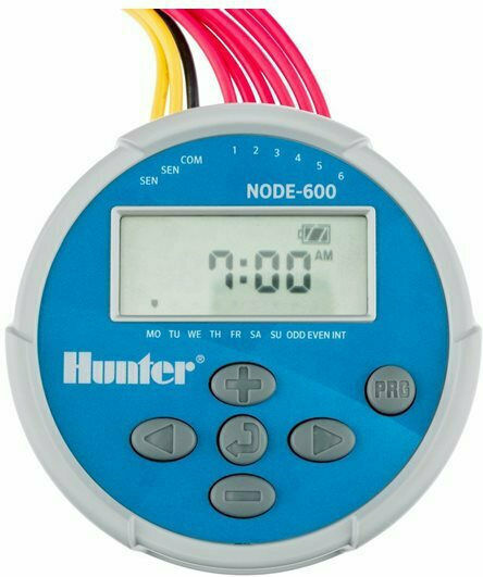 Hunter Industries Node 600 Bewässerungsprogrammierer Revisionsöffnung Batterie 6 Stopps