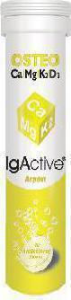 IgActive Osteo Ca/Mg/K2/D3 Специална Хранителна Добавка 20 Ефервесцентни Таблетки Лимон