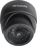 Real Safe Dummy Surveillance Dome Camera Black