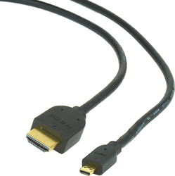 Cablexpert CC-HDMID-10 Cabluri HDMI HDMI 2.0 HDMI De Sex Masculin - Micro HDMI De Sex Masculin 3m Negru