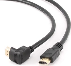 Cablexpert HDMI 1.4 Angle (90°) Cable HDMI male - HDMI male 4.5m Μαύρο