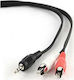 Cablexpert 3.5mm male - RCA male Cable Black 1.5m (CCA-458)