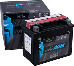 Intact Μπαταρία Μοτοσυκλέτας Bike Power AGM YTX12-BS με Χωρητικότητα 10Ah Intact Μπαταρία Μοτοσυκλέτας Bike Power AGM YTX12-BS με Χωρητικότητα 10Ah