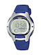 Casio Uhr Chronograph mit Blau Kautschukarmband