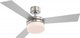 Globo Lighting Alana Ceiling Fan 105cm with Light Fixture Silver