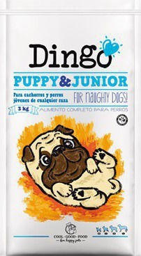 Dingonatura Dingo Puppy & Junior 0.5kg Dry Food for Puppies with Corn, Chicken and Rice