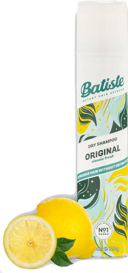 Batiste Original Ξηρό Σαμπουάν Όγκου για Όλους τους Τύπους Μαλλιών 200ml