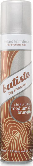 Batiste Beautiful Brunette Ξηρό Σαμπουάν Ενυδάτωσης & Όγκου για Όλους τους Τύπους Μαλλιών 200ml