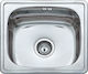 Boloco BL604 Drop-In Sink Inox Satin W48xD43cm Silver