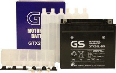 GS Μπαταρία Μοτοσυκλέτας GTX20L-BS με Χωρητικότητα 18Ah