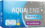 Meyers Aqualens Refresh 3 Μηνιαίοι Πολυεστιακοί Φακοί Επαφής Σιλικόνης Υδρογέλης με UV Προστασία