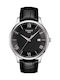 Tissot Tradition Watch Battery with Black Leather Strap