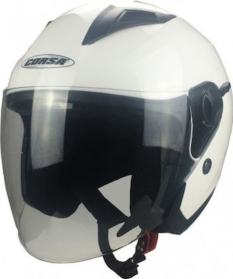 Corsa CX205 Jet Helmet ECE 22.05 1350gr White