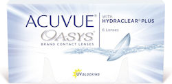 Acuvue Oasys with Hydraclear Plus 6 Δεκαπενθήμεροι Φακοί Επαφής Σιλικόνης Υδρογέλης με UV Προστασία