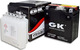 GK Motorradbatterie YTX16-BS mit Kapazität 14Ah