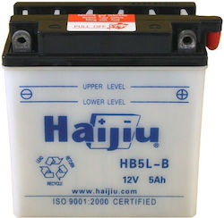 HaiJiu Open Type Motorcycle Battery HB5L-B with Capacity 5Ah