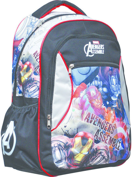 Gim Avengers Assemble School Bag Backpack Elementary, Elementary Multicolored 19.53lt