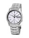 Seiko 5 Men's Watch 36mm Automatic with Silver Metal Bracelet