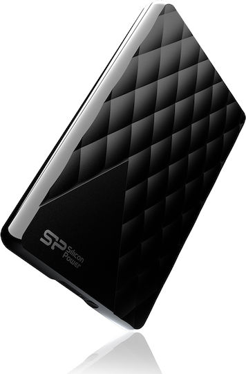 Silicon Power Diamond D06 USB 3.0 External 2.5" HDD 1TB Black