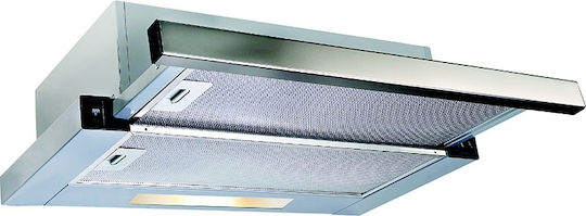 Airfan Sliding Vent Hood 60cm Inox