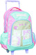 Gim Forever Friends Kraft Elementary School Trolley Bag Turquoise