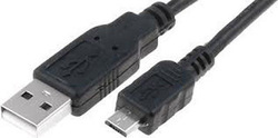 VCOM CU271-1.5 CU271-1.5 Редовен USB 2.0 към Микро USB 1.5м Черен